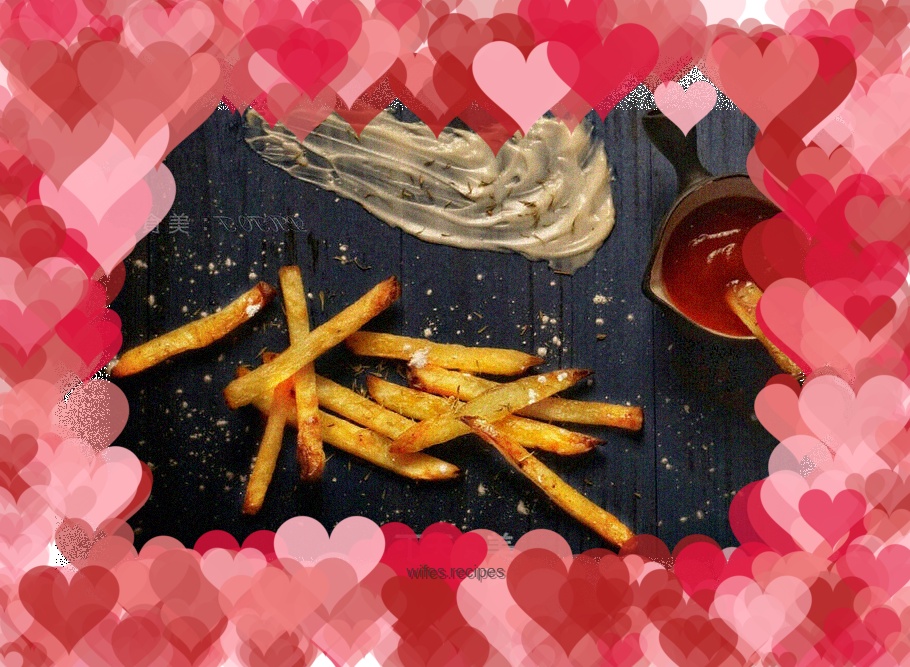 Oven version of French fries