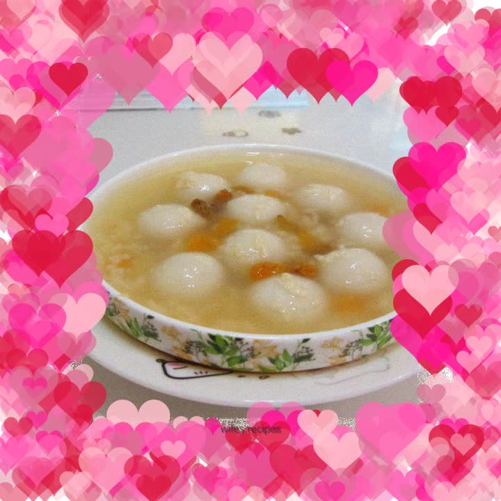 Rice dumplings made with fermented rice