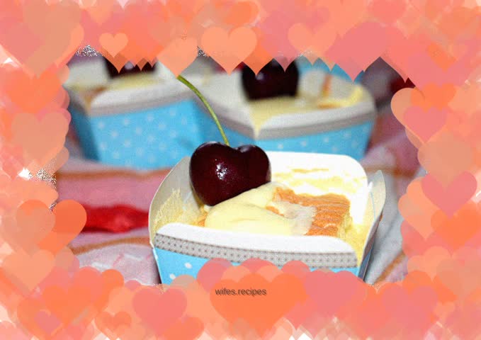 Custard Cream Chiffon Cup