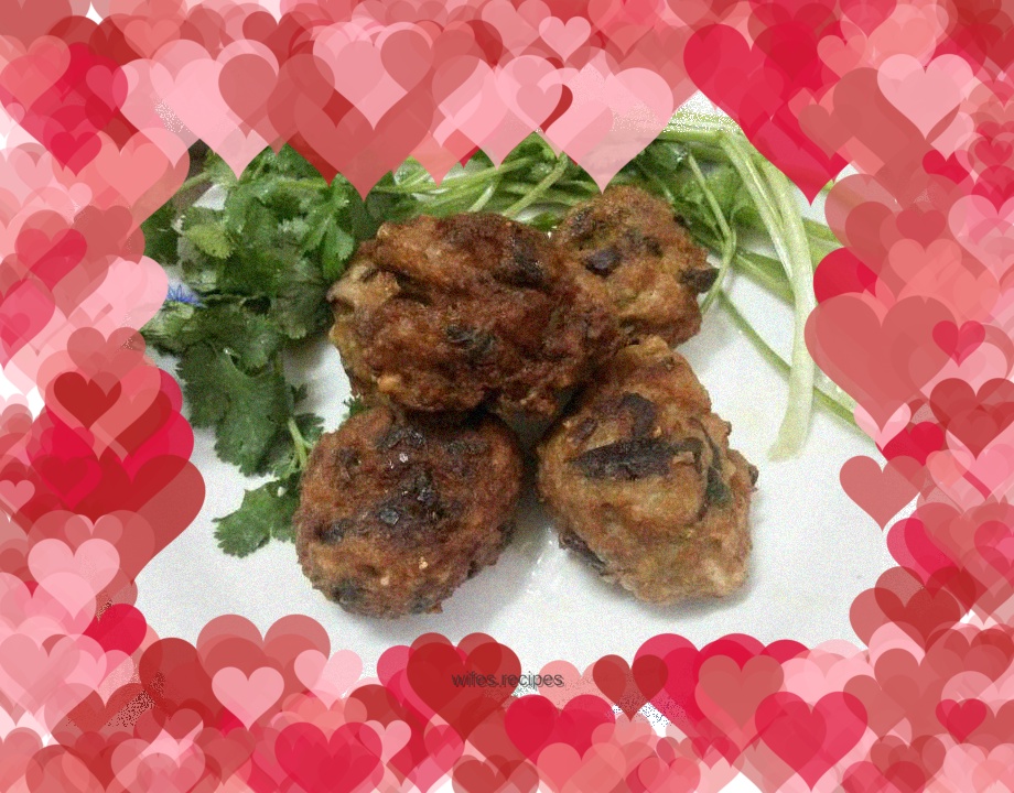 Three fresh dumplings