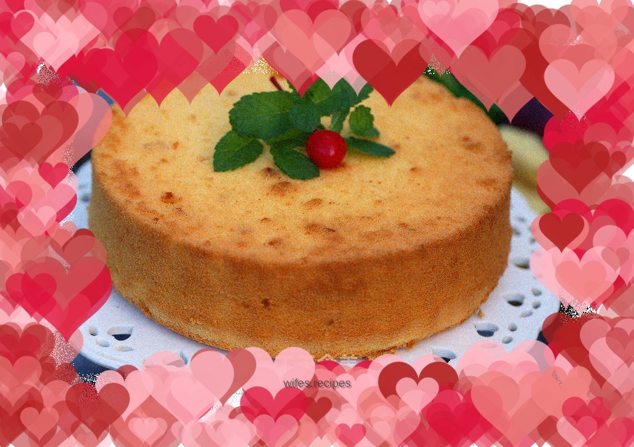 Orange chiffon cake