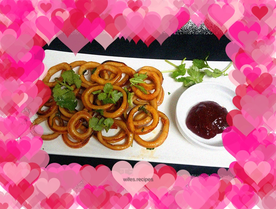 Orleans grilled squid rings