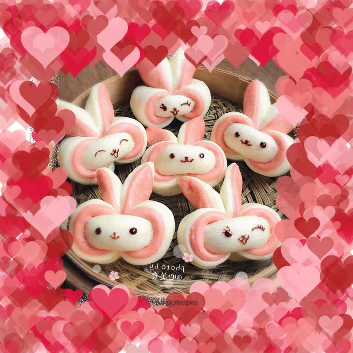 Cartoon Rabbit Steamed Buns