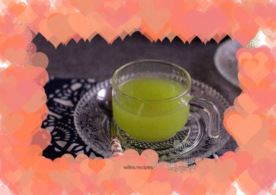 Winter melon, ginger and honey drink