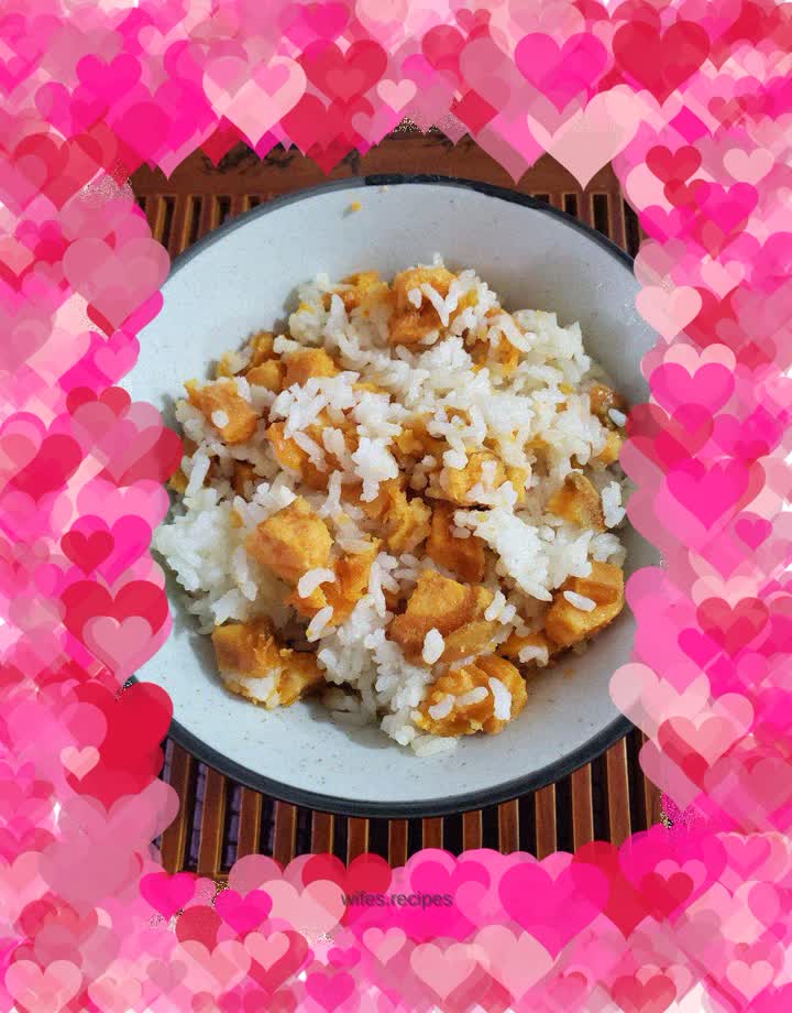 Sweet potato rice