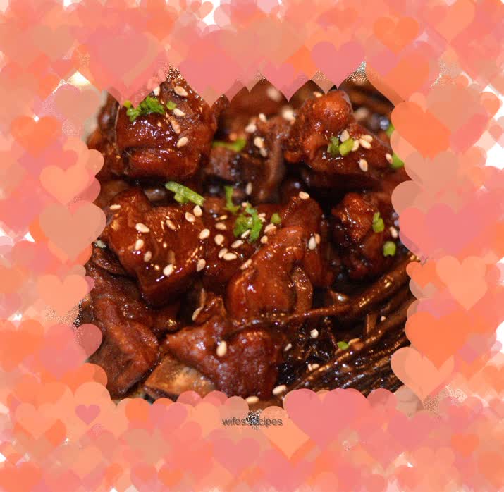 Tea tree mushroom meets pork ribs