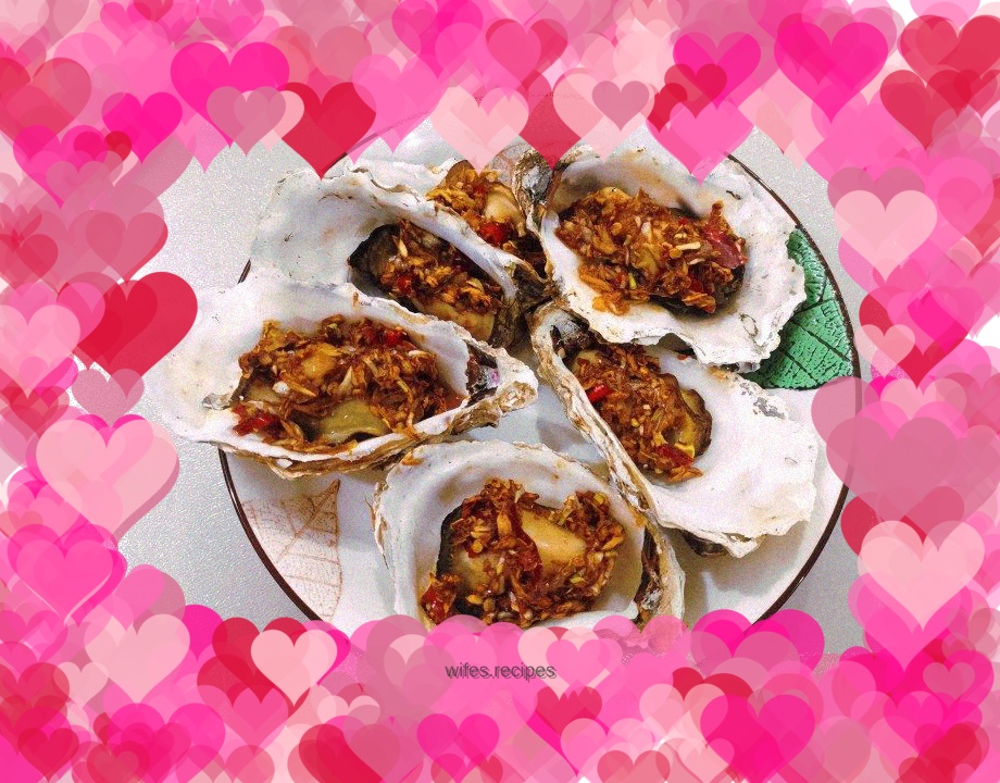 Grilled Oysters with Garlic Sauce