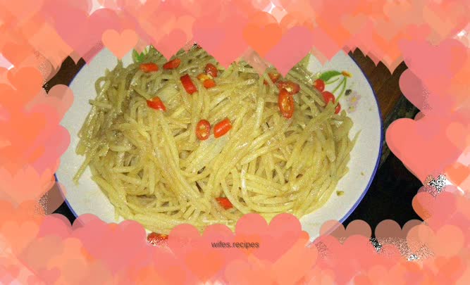 Hot and sour potato shreds