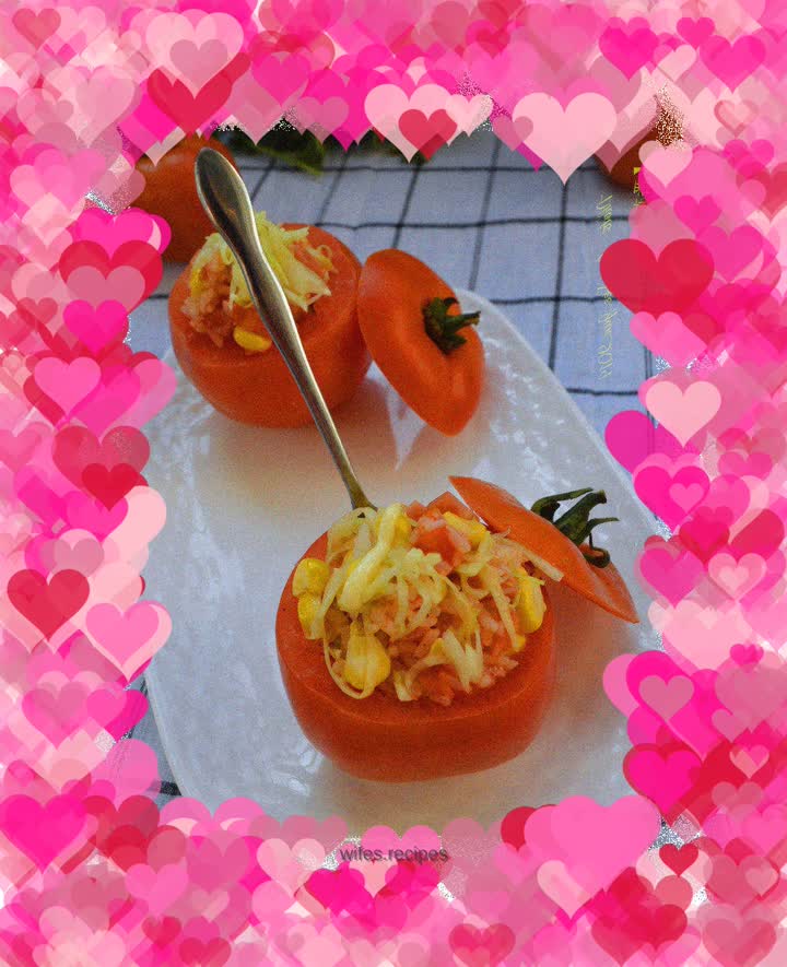 Tomato Rice Salad Cup