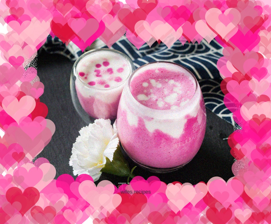 Super dreamy lavender dragon fruit gradient yogurt