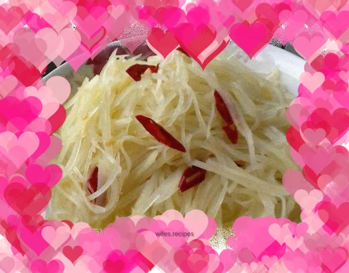 Hot and sour potato shreds