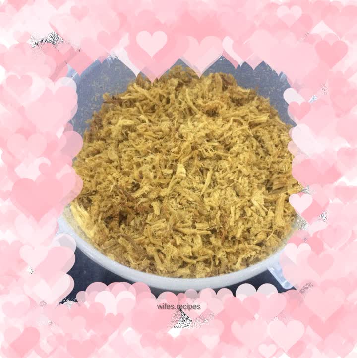 Homemade safe pork floss