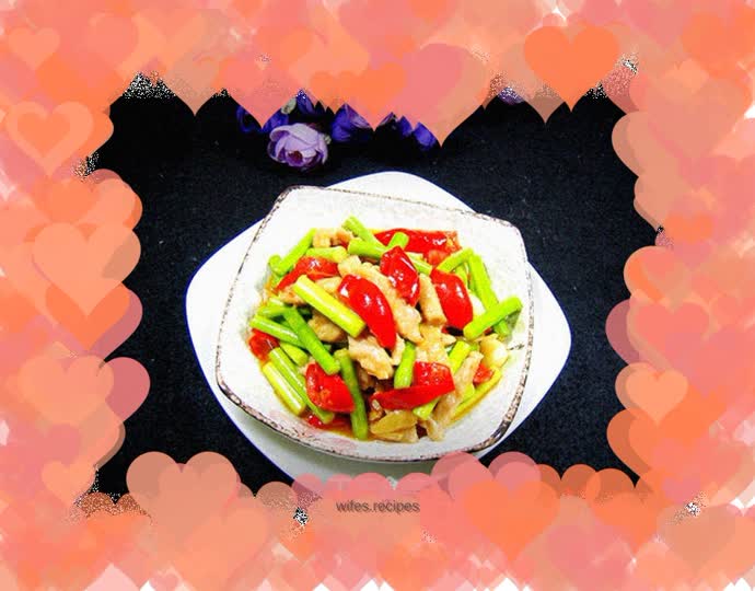 Shredded pork with garlic and pickled pepper