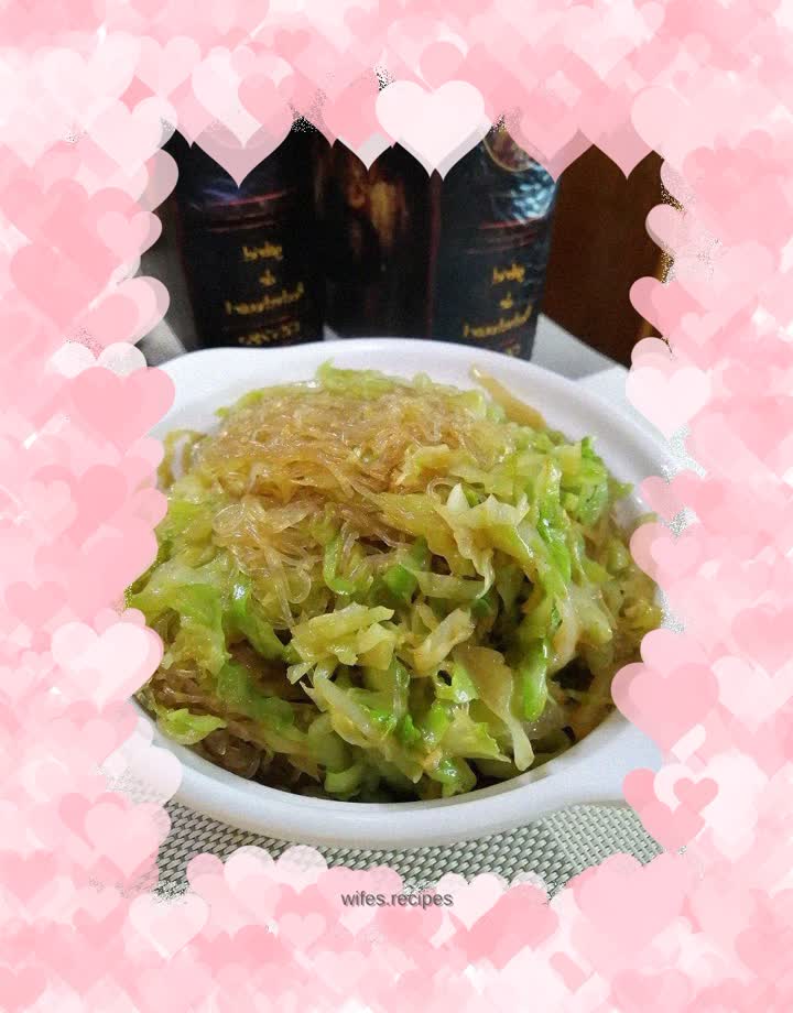 Fried Vermicelli with Cabbage