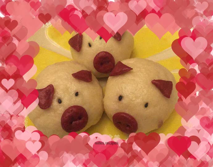 Piglet Bean Paste Bun