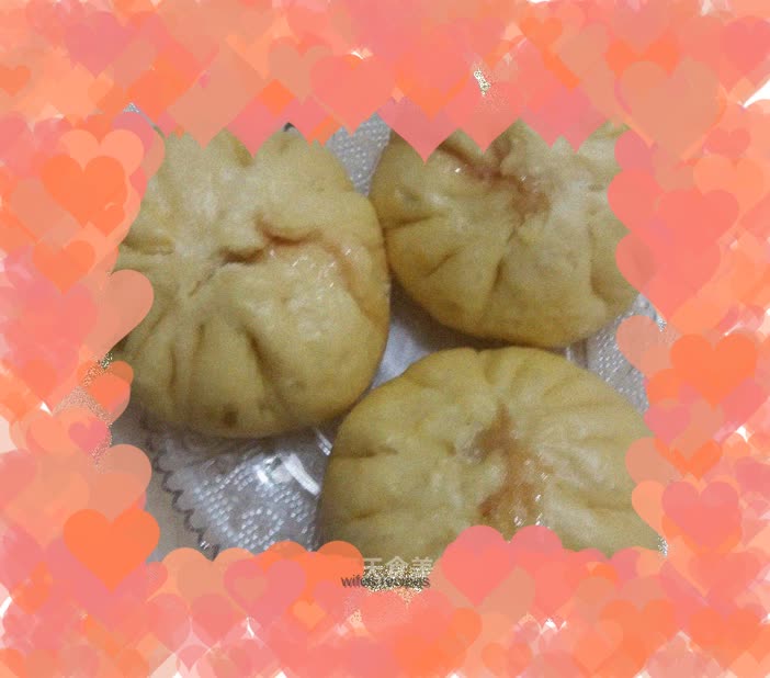 Pumpkin meat buns