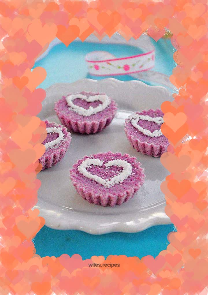 Romantic Purple Sweet Potato Pancake~~~~Carry love to the end