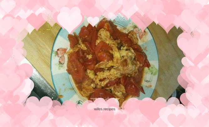 Scrambled eggs with tomatoes