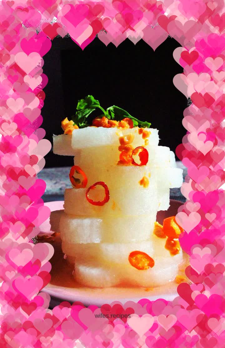 Sweet and sour flower radish