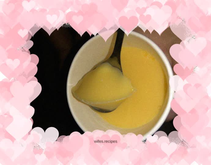 Mango milk pudding