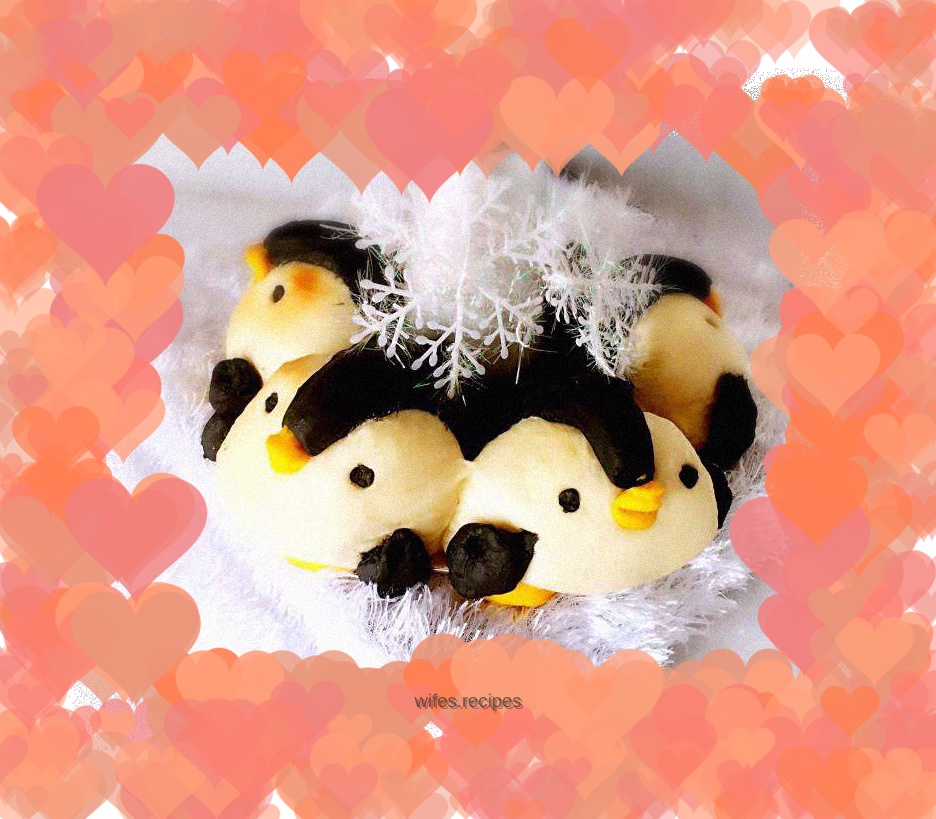 Fat Penguin Squeeze Bun