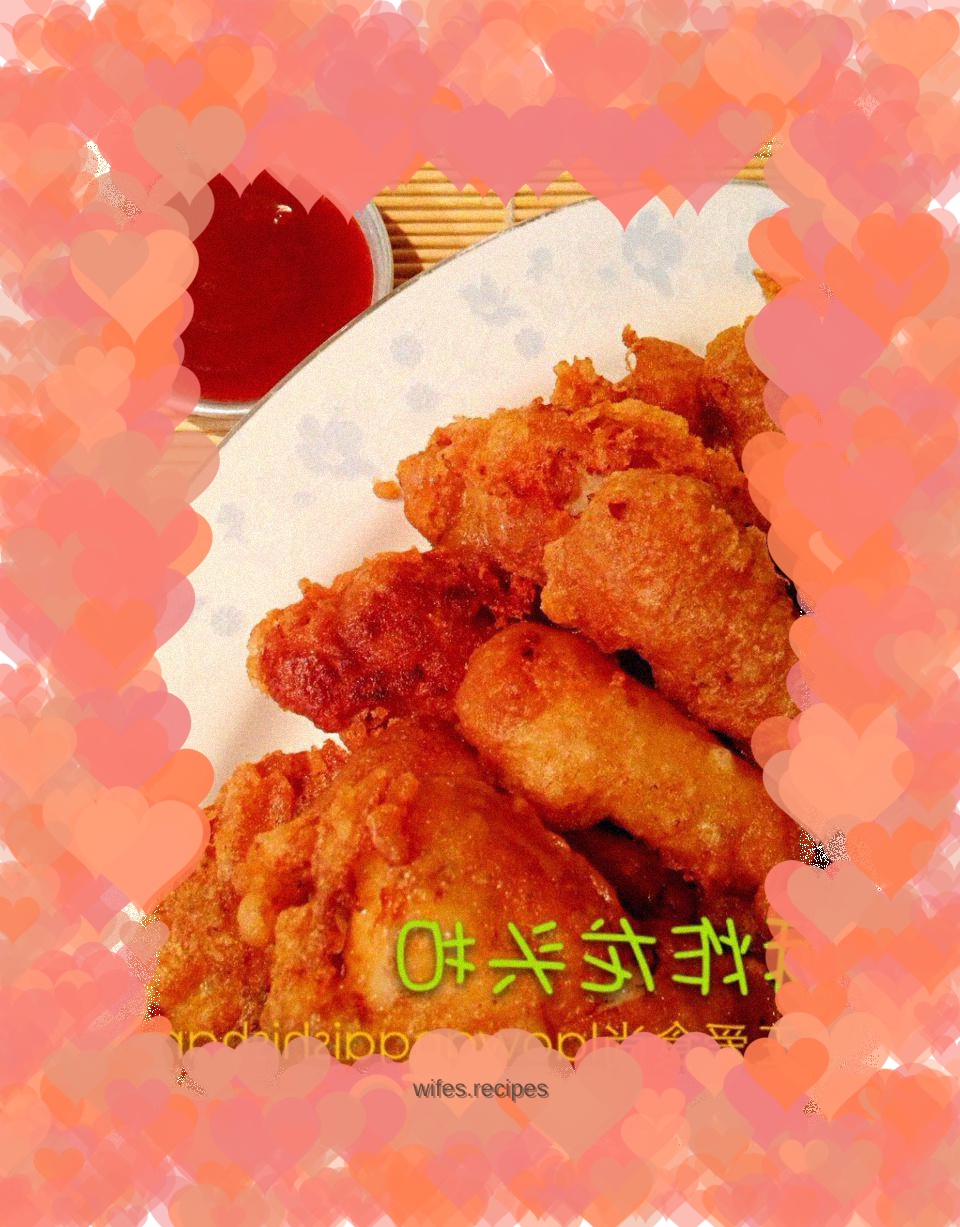 Crispy fried dragon head buttons