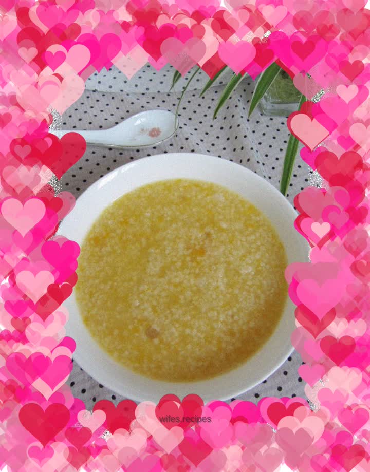 Sago, Pumpkin and Millet Porridge