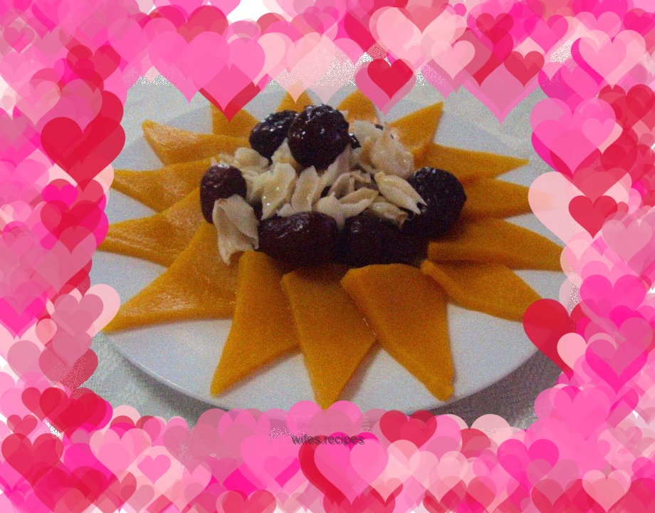 Steamed Pumpkin with Red Dates and Lily