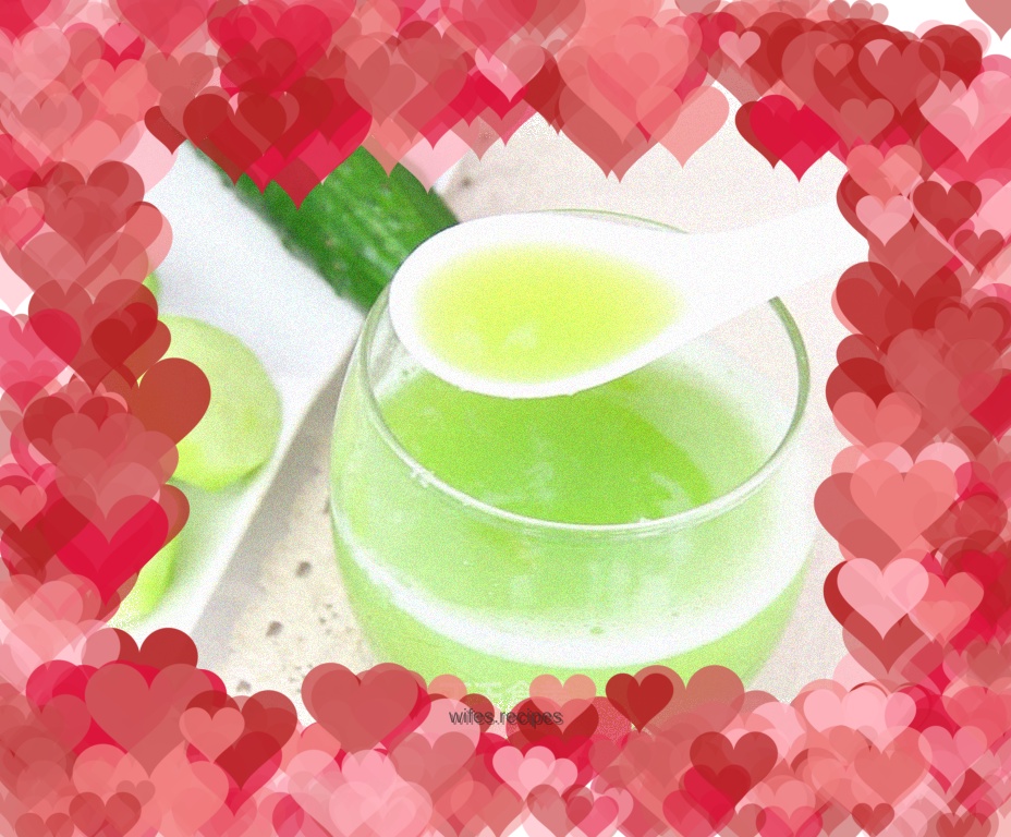 Complementary food for infants - cucumber juice