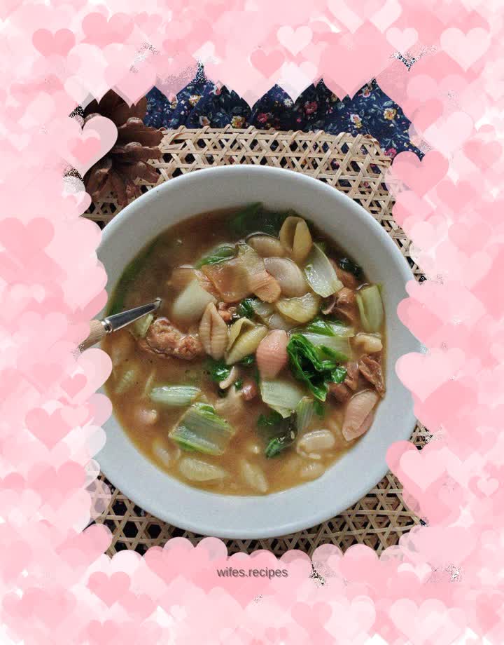 Braised Chicken Nuggets and Braised Shell Noodles