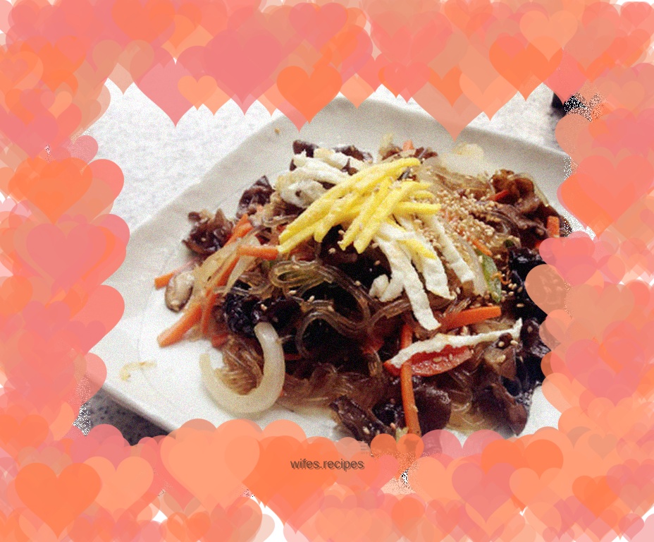 Korean Mixed Vegetables Stir-fried Vermicelli