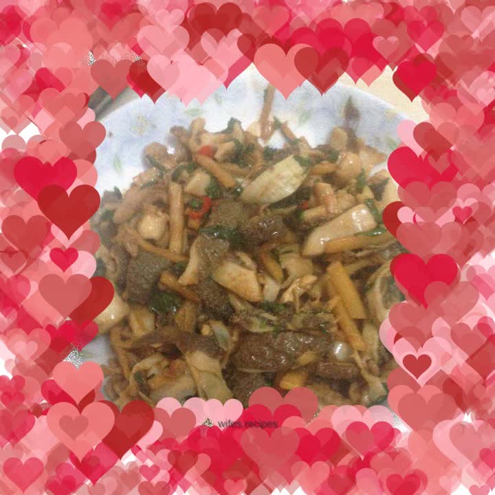 Spicy and Sour Lamb Tripe with Perilla