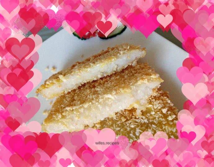 Fried glutinous rice cake
