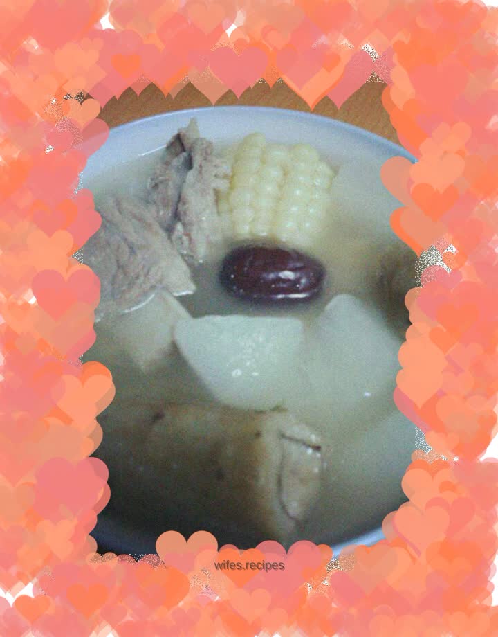 Corn ribs soup