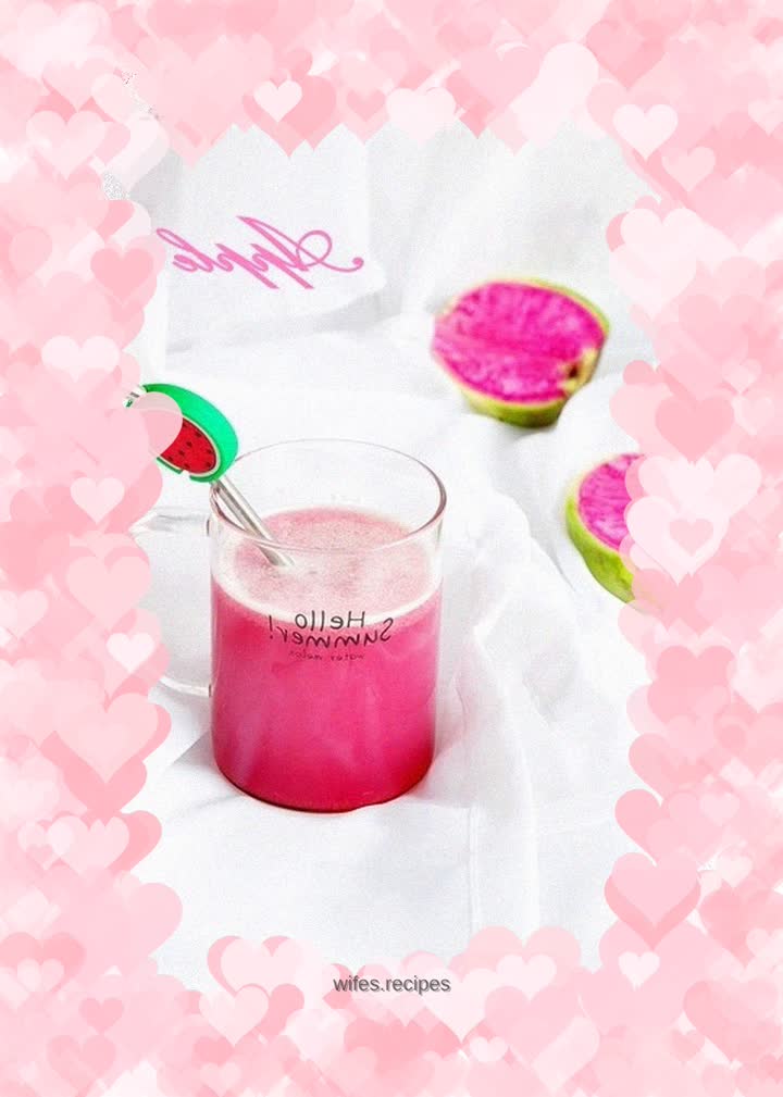 Radish and pear juice