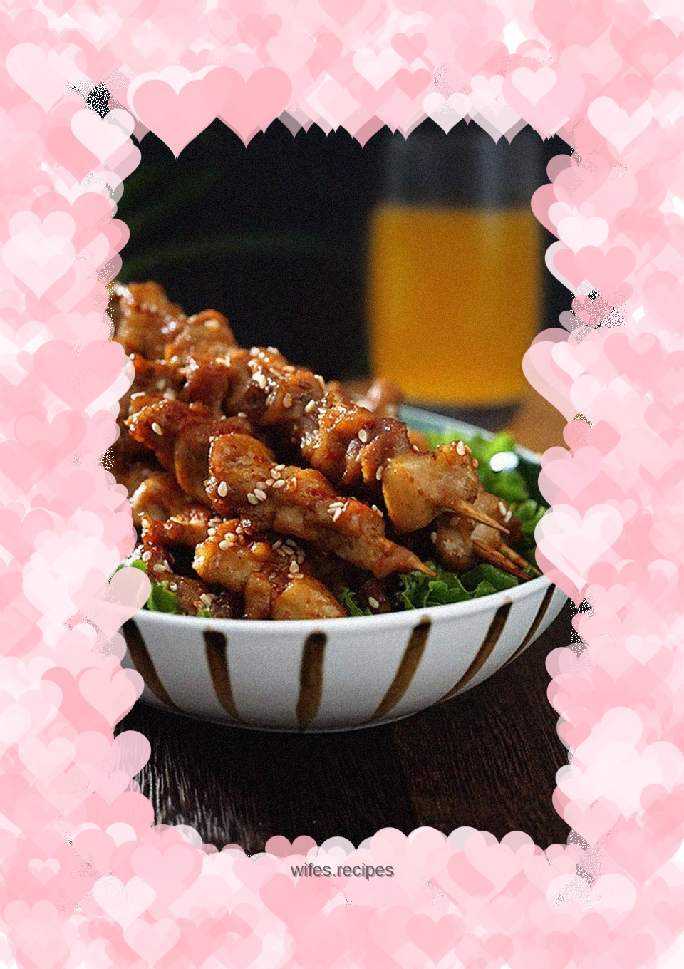 Honey Chicken Skewers