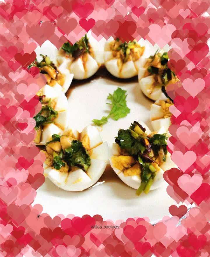 Garlic white water egg