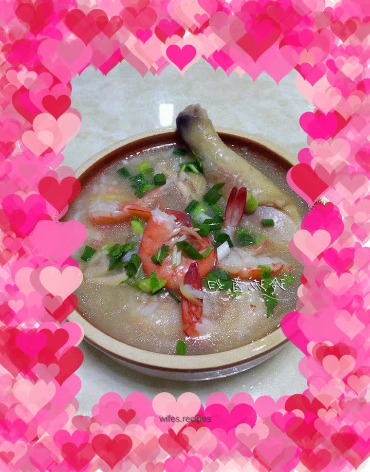 Shrimp and Chicken Casserole Porridge