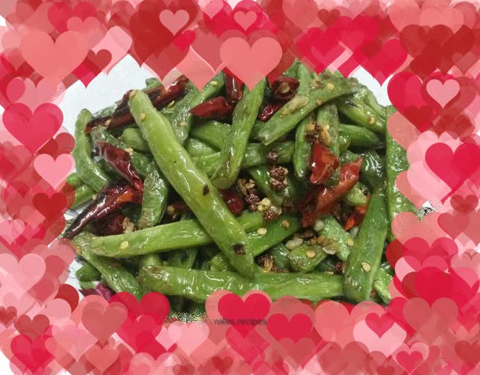 Stir-fried green beans