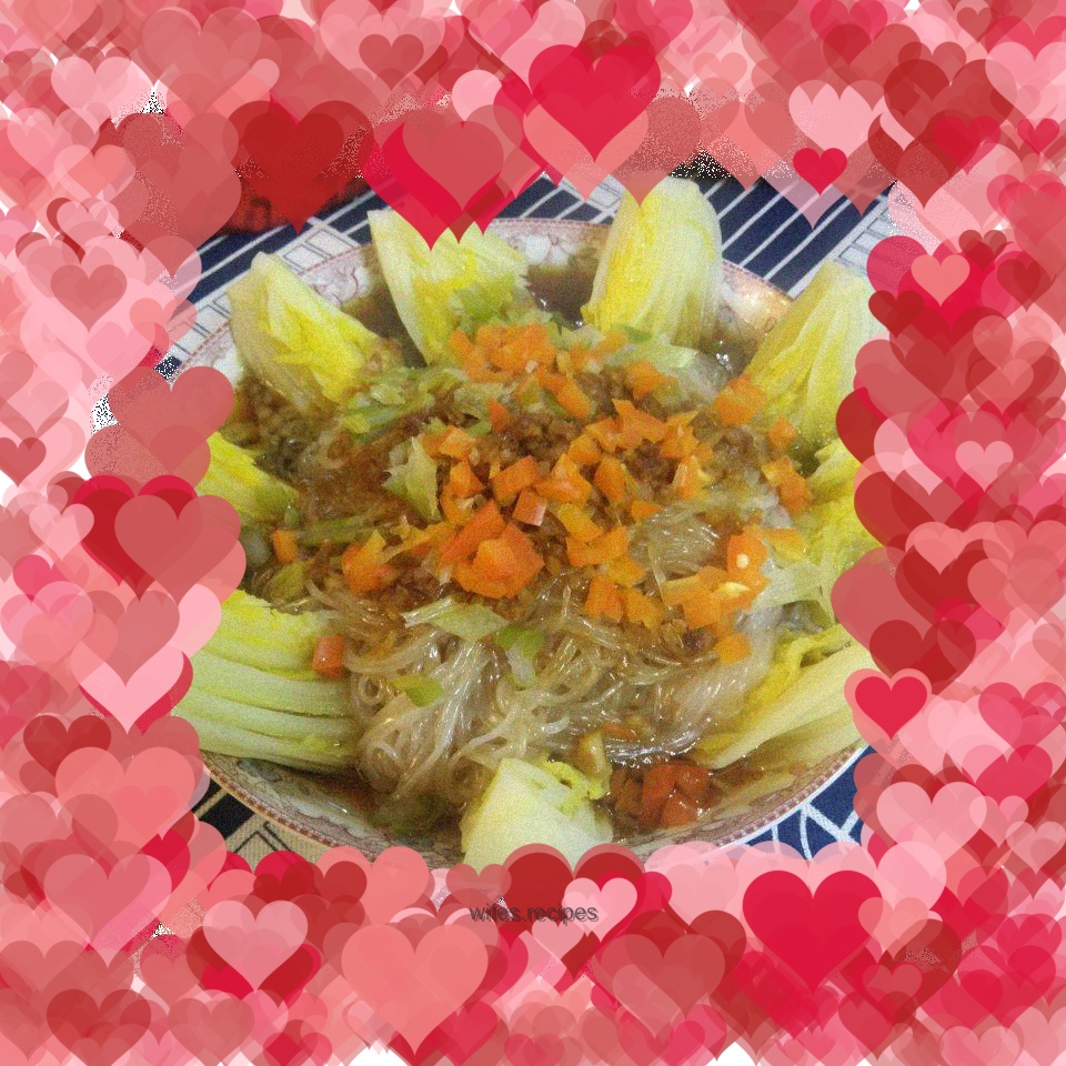 Garlic Vermicelli and Baby Cabbage