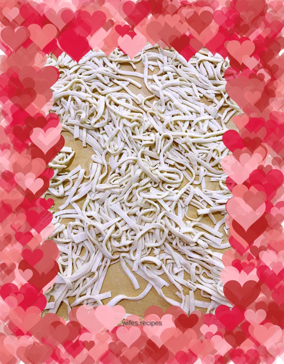 How to make hand-rolled noodles