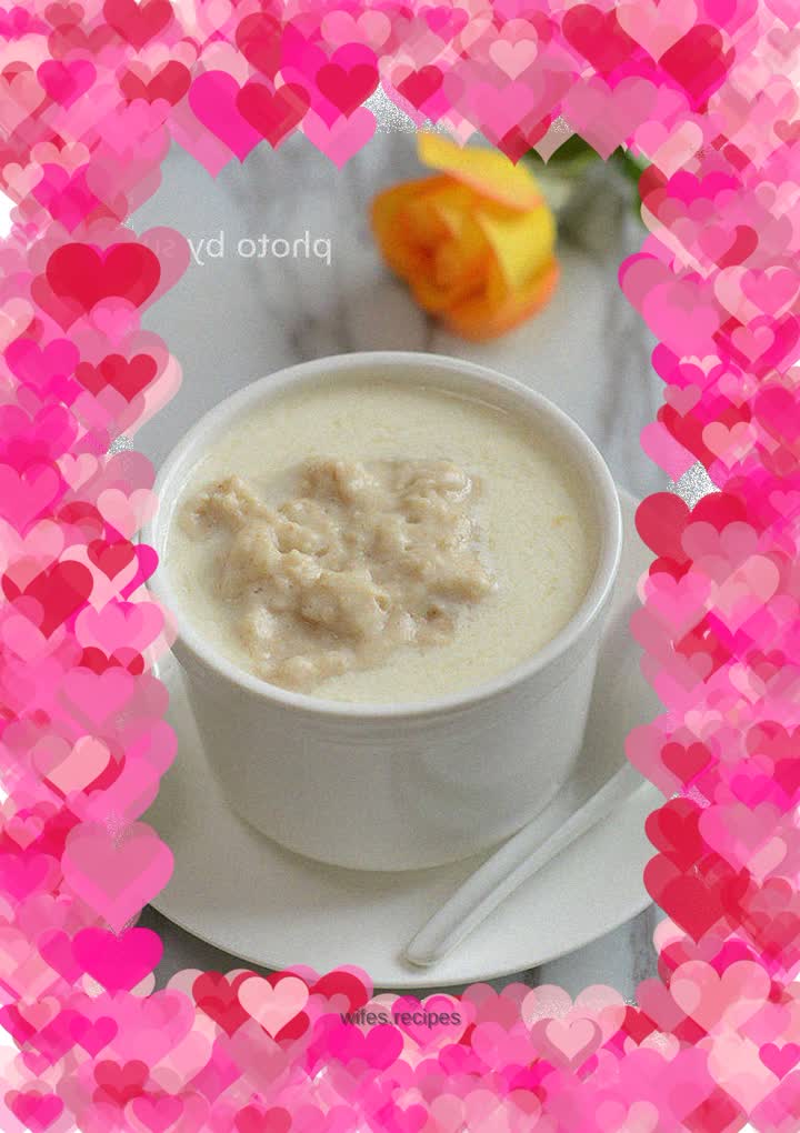 Oatmeal, ginger and milk