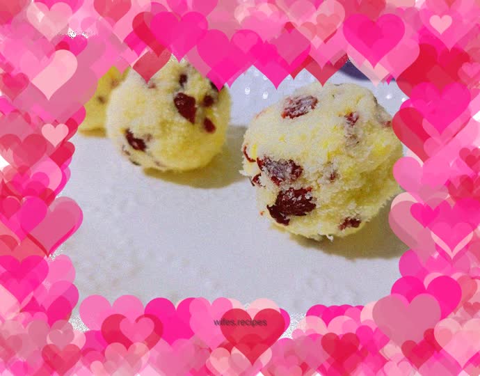 Cranberry coconut filling