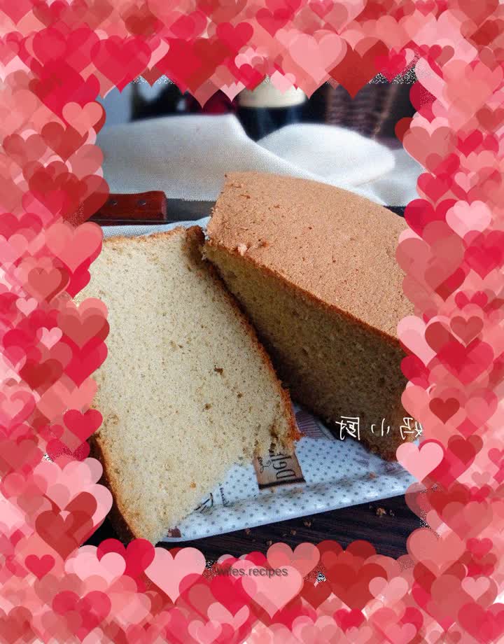 Chocolate milk chiffon