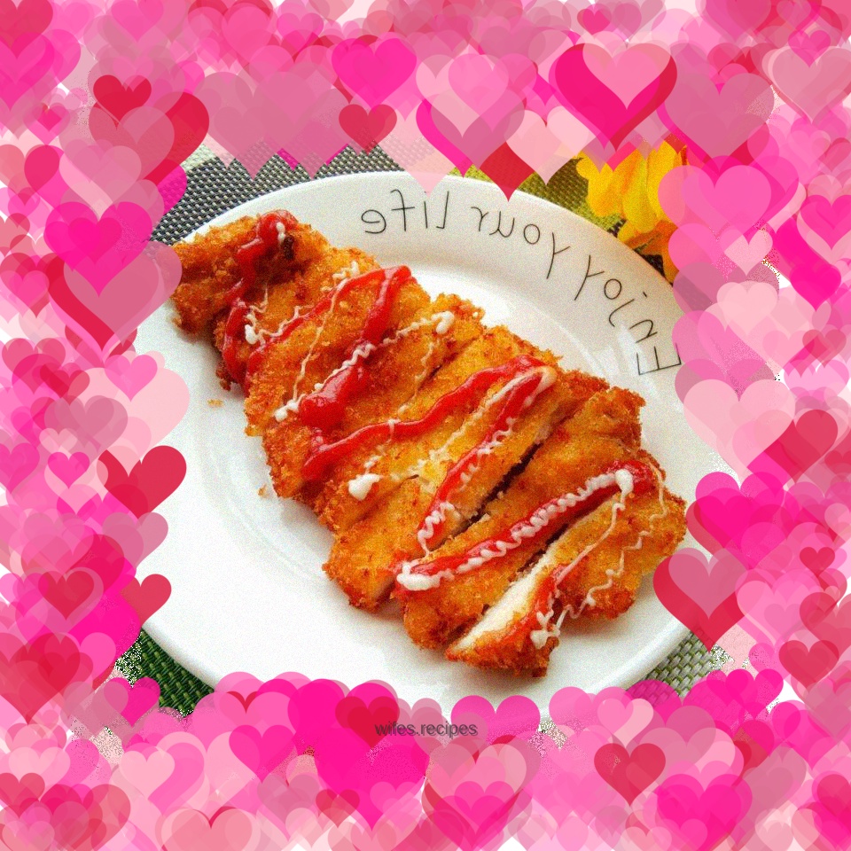 Fried chicken steak