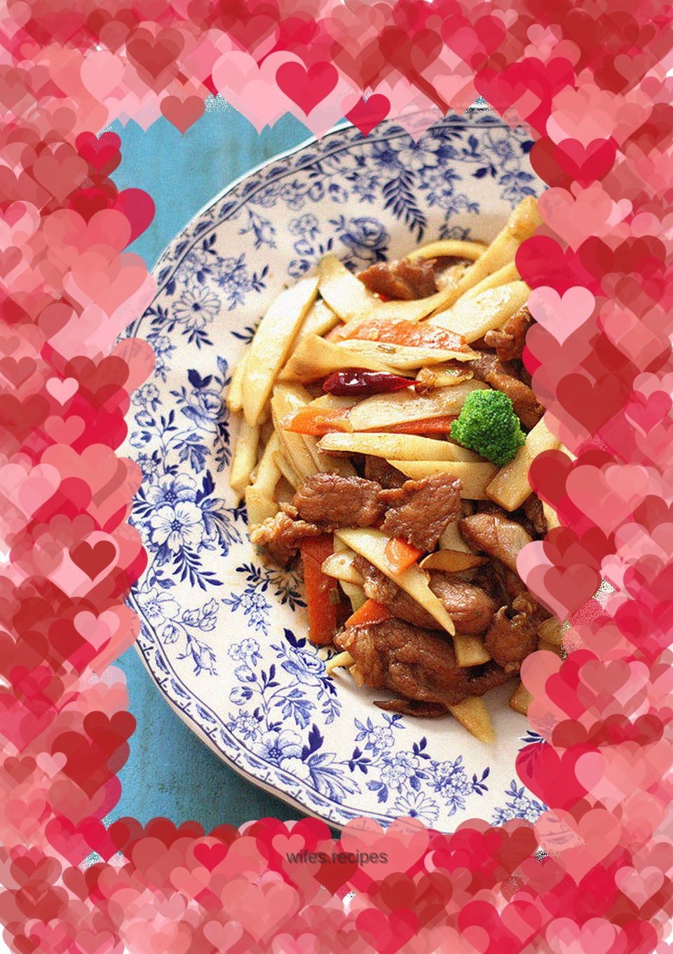 Stir-fried Pork with Wild Wild Rice
