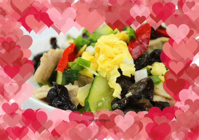 Mushu pork slices (summer version)