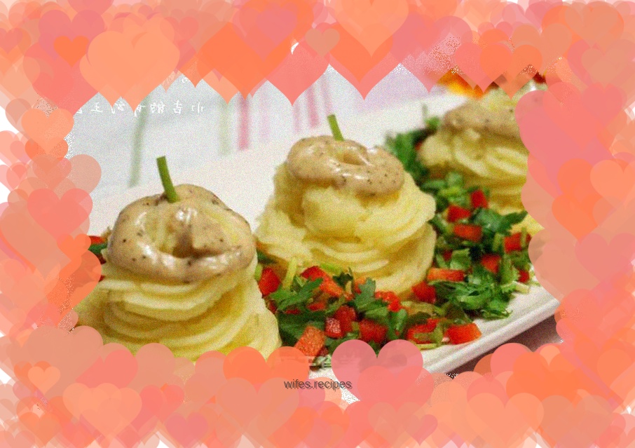 Black pepper mashed potatoes