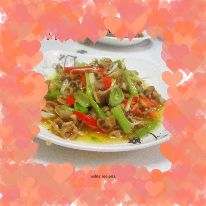 Stir-fried small intestine