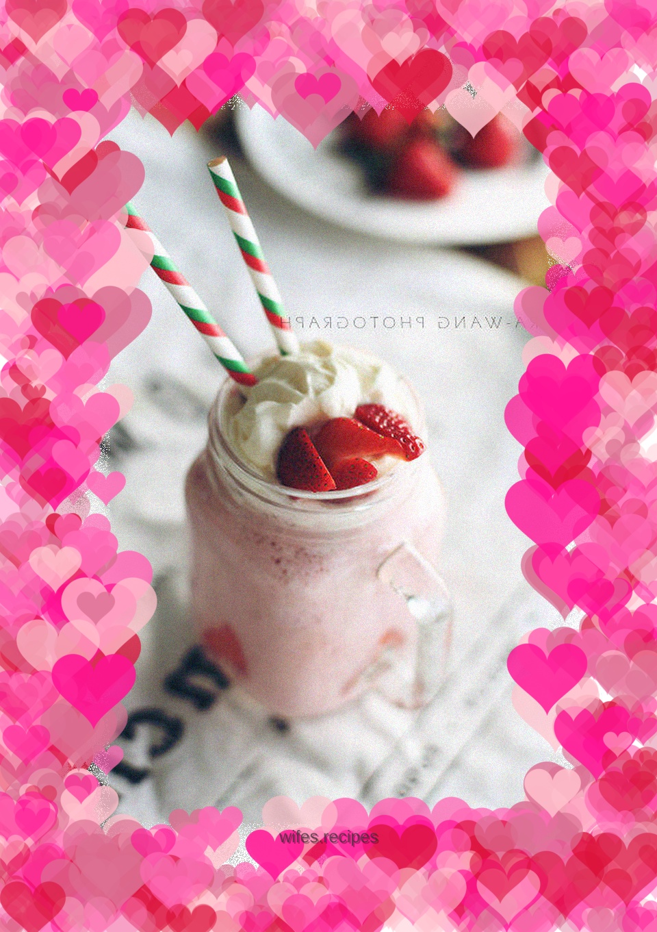 Strawberry milkshake